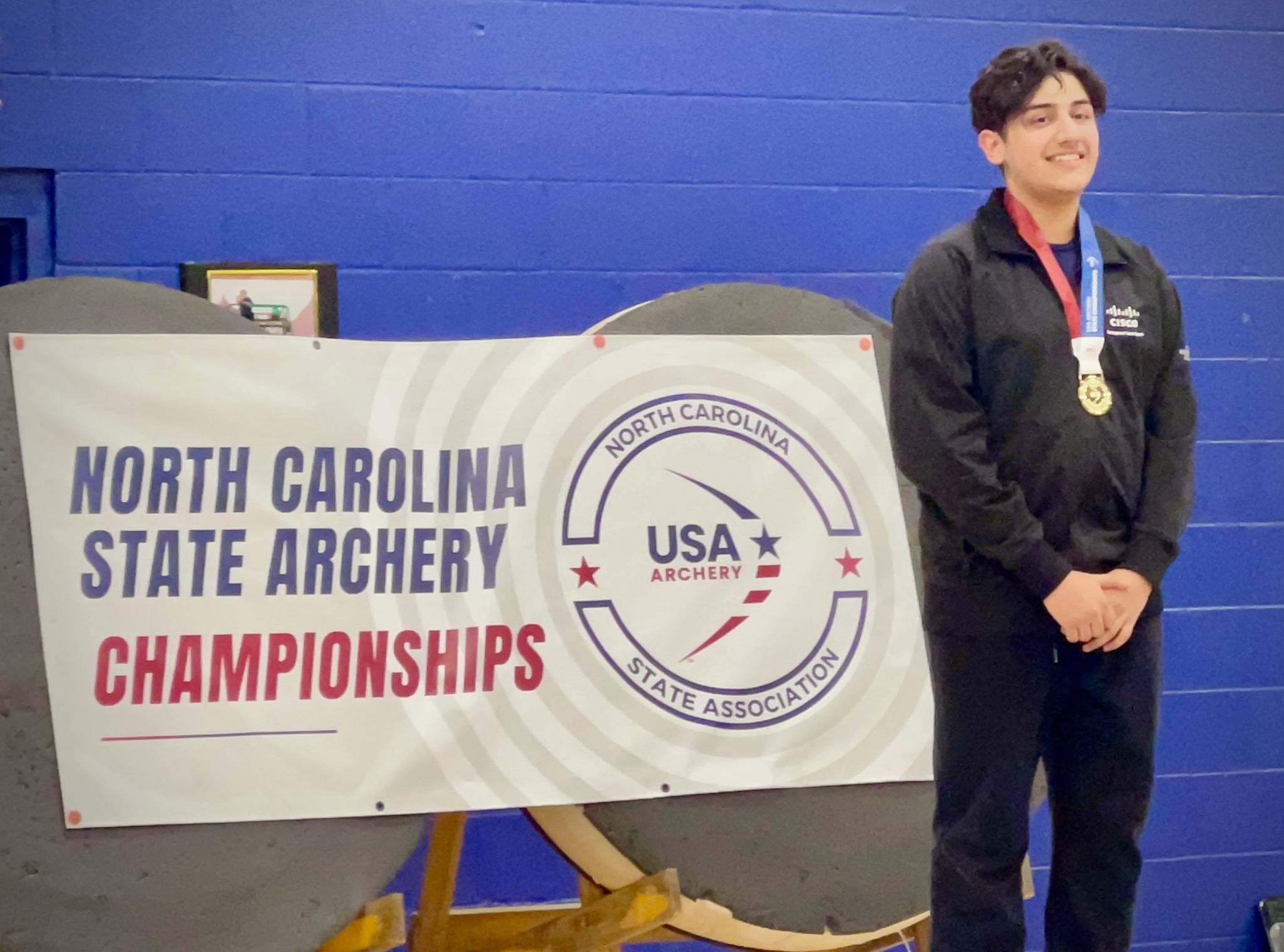 Podium shot at the North Carolina State Archery Championships
